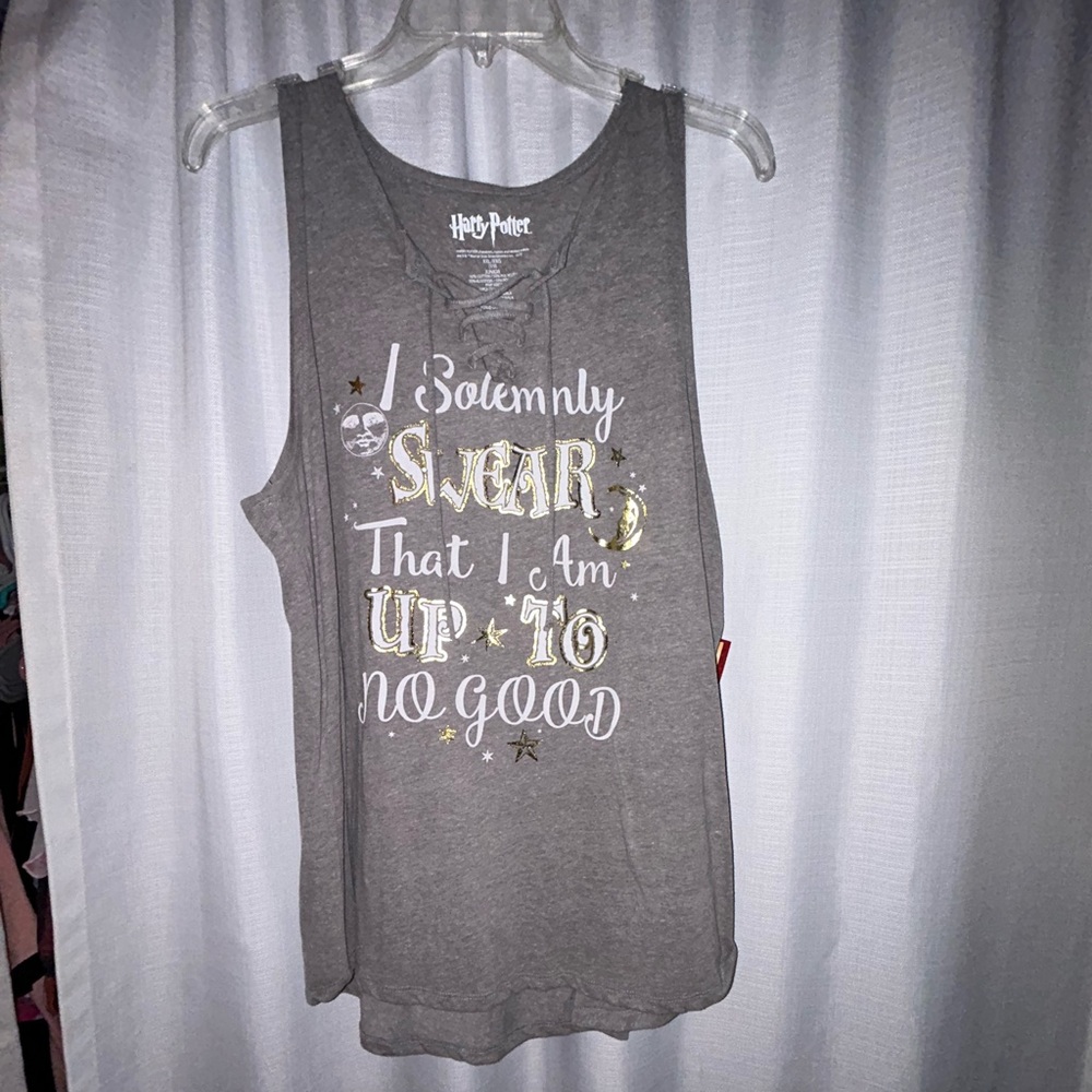 Gray Harry Potter Tank Top